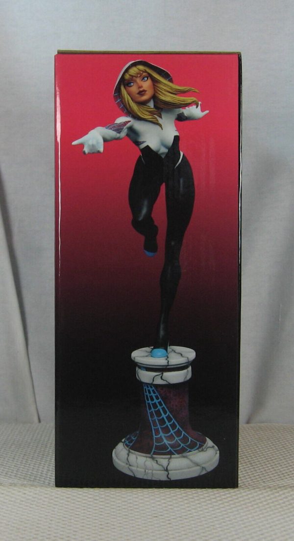 Spider-Gwen Unmasked Premier Statue 268/3000 Diamond Select NEW SEALED - Image 5
