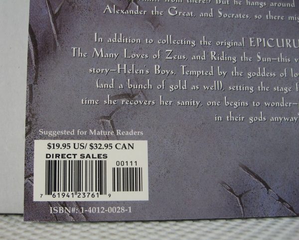 Epicurus The Sage Paperback William Messner-Loebs Sam Kieth BRAND NEW - Image 3