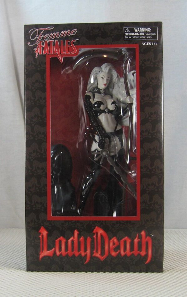 Lady Death III Femme Fatales Figure Statue Diamond Select NEW SEALED - Image 2