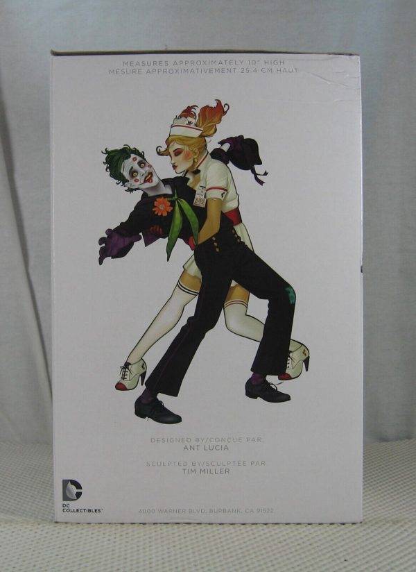 Joker and Harley Quinn Bombshells Statue 1st Edition DC Collectibles NEW SEALED - Image 6