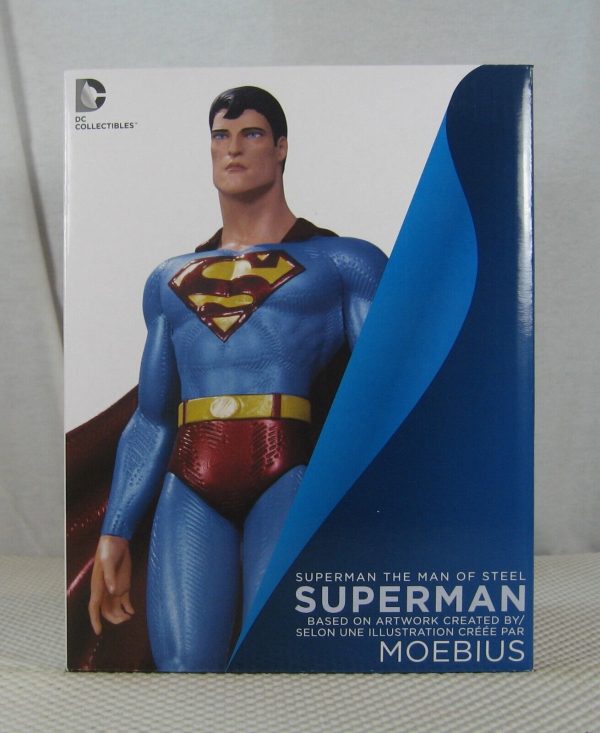 Superman The Man of Steel Statue Moebius DC Collectibles SEALED - Image 2