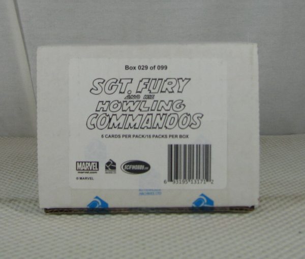 Sgt Fury and His Howling Commandos 50th Anniversary Trading Card Box NEW SEALED