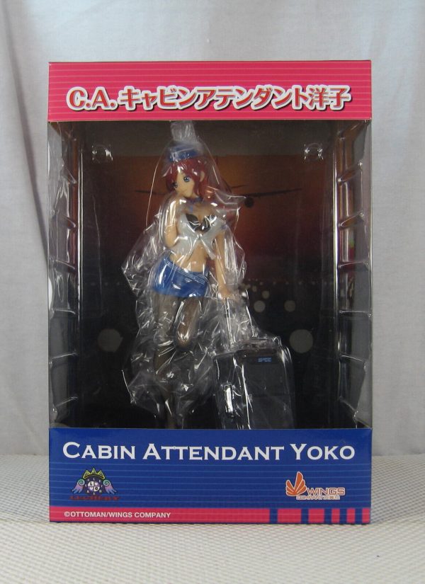 WING Cabin Attendant Yoko Miyazawa Blue Figure Lechery Twilight Figure NEW - Image 5