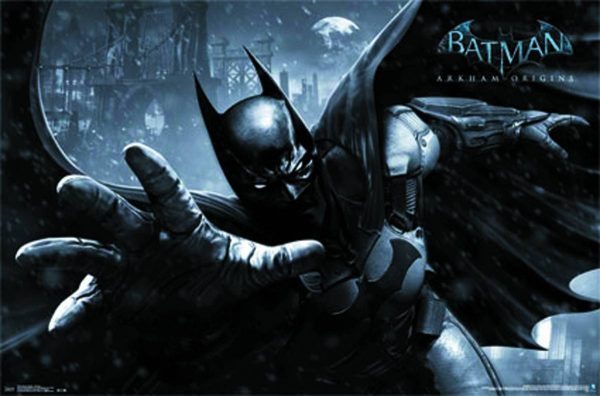 Arkham Origins Batman Poster NEW SEALED
