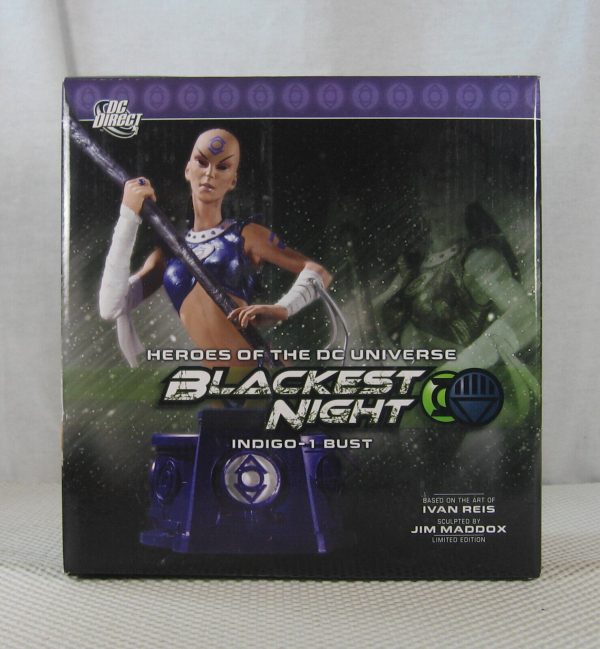 Indigo-1 Bust Blackest Night Heroes of the DC Universe 254/3500 NEW SEALED - Image 2