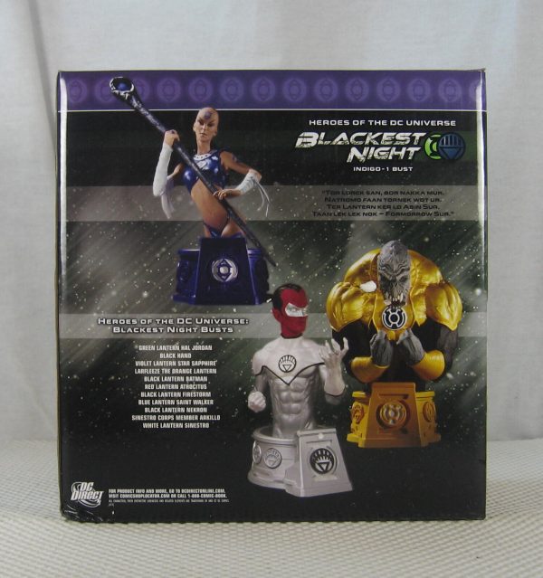Indigo-1 Bust Blackest Night Heroes of the DC Universe 254/3500 NEW SEALED - Image 4
