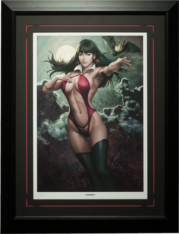 Vampirella Blood Moon Prophecy Signed Framed Print 164/500 Sideshow SEALED