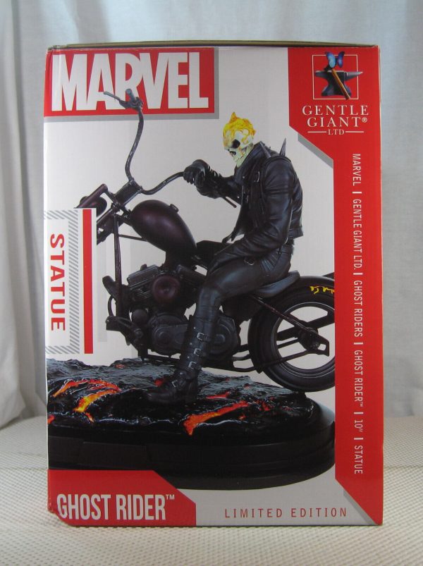 Gentle Giant Ghost Rider Statue 084/250 Johnny Blaze Marvel NEW SEALED - Image 3