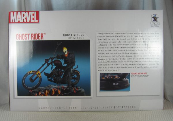 Gentle Giant Ghost Rider Statue 084/250 Johnny Blaze Marvel NEW SEALED - Image 4