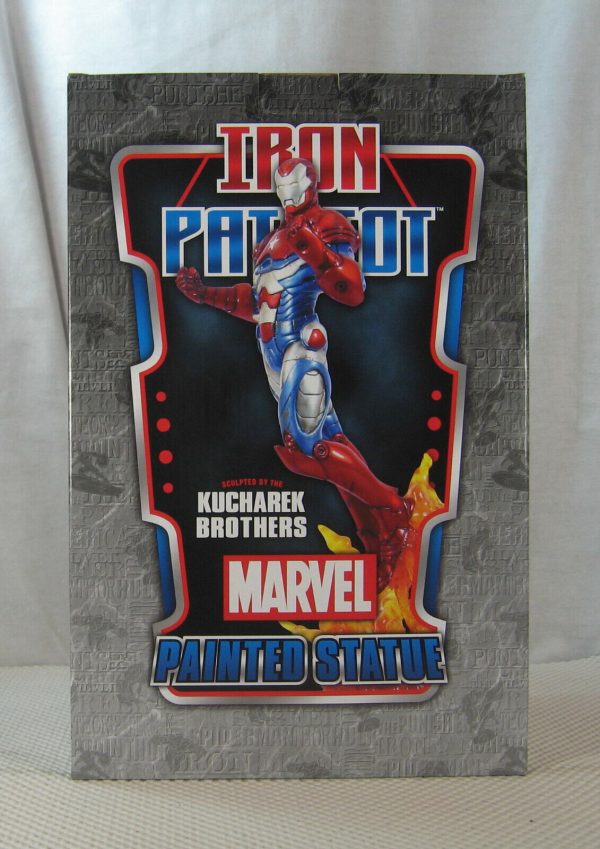 Iron Patriot Statue 444/700 Bowen Designs NEW SEALED - Image 4
