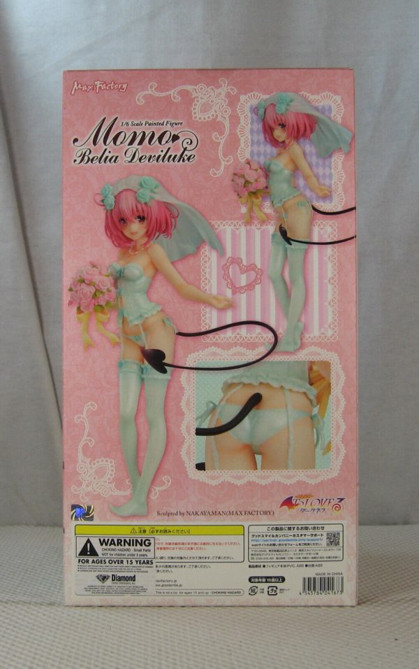To Love-Ru Darkness Momo Belia Deviluke 1/6 Wedding Figure Max Factory SEALED - Image 6