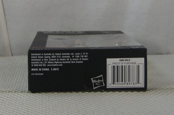 Hasbro Star Wars Black Series 6" Han Solo #08 Figure Orange Line 2013 NEW SEALED - Image 6