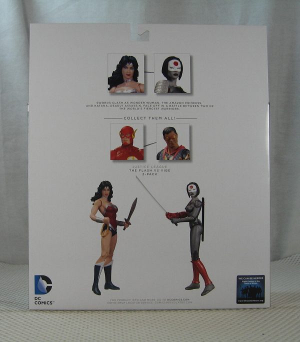 Wonder Woman vs Katana Action Figure 2-Pack Set New 52 DC Collectibles SEALED - Image 4
