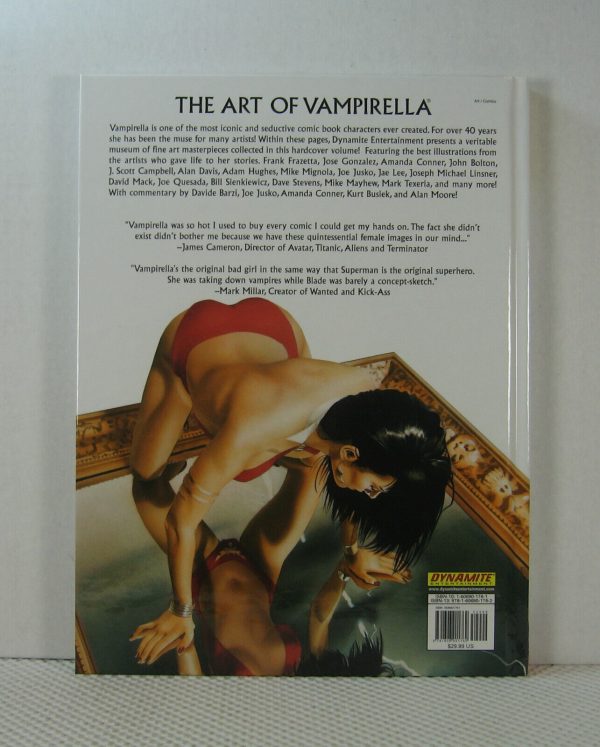 The Art of Vampirella HC 1st Printing Davide Barzi Dave Stevens BRAND NEW - Image 2