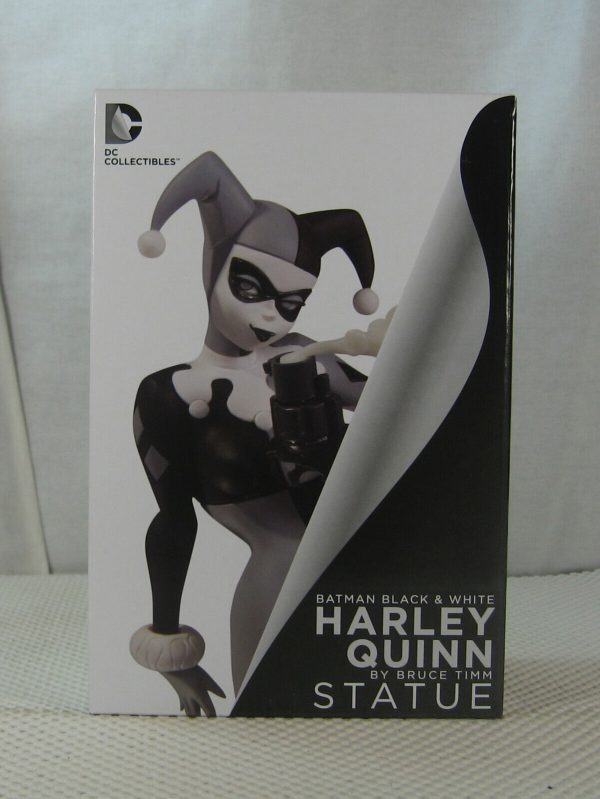Harley Quinn Black and White Statue 1st Edition 3090/5200 Bruce Timm NEW SEALED - Image 5