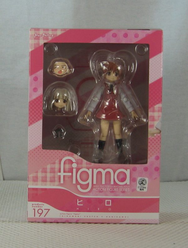 Hidamari Sketch x Honeycomb Hiro Figma 197 Action Figure Max Factory SEALED - Image 5