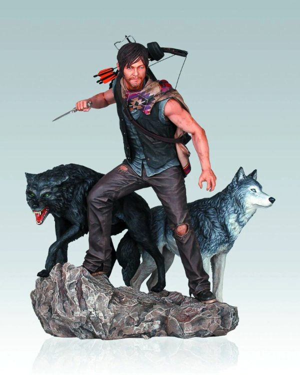 Walking Dead Daryl Dixon & Wolves Exclusive Statue 111/200 Gentle Giant SEALED