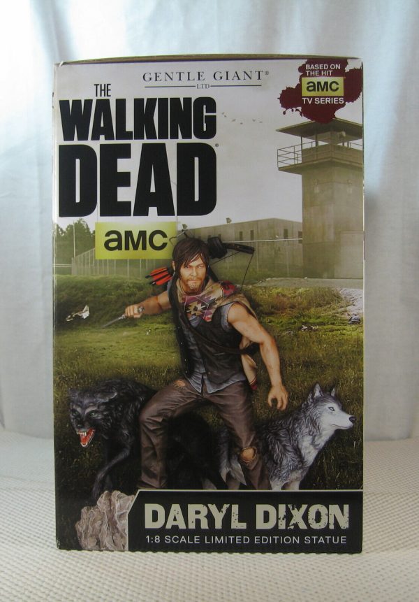Walking Dead Daryl Dixon & Wolves Exclusive Statue 111/200 Gentle Giant SEALED - Image 3