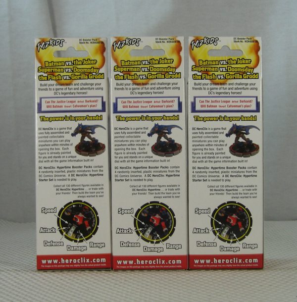DC HeroClix Hypertime Booster Pack (Set of 3) NEW  SEALED - Image 2