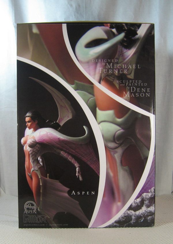 Fathom Aspen Matthews Black Armor Exclusive Statue 268/300 Michael Turner SEALED - Image 5