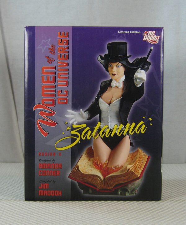 Zatanna Bust 814/2000 Women of the DC Universe Series 3 Amanda Conner NEW SEALED - Image 2