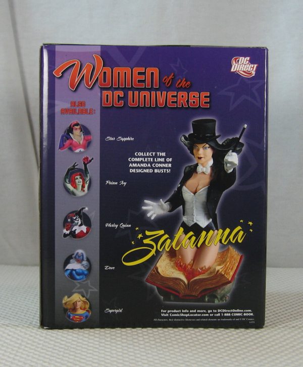 Zatanna Bust 814/2000 Women of the DC Universe Series 3 Amanda Conner NEW SEALED - Image 4