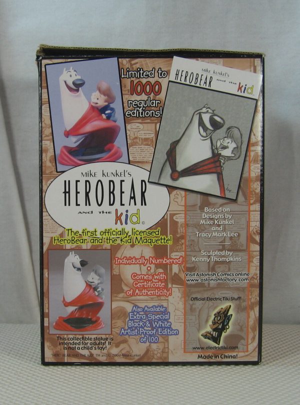 HeroBear and the Kid Bust AP 81/100 Mike Kunkel Electric Tiki BRAND NEW - Image 4