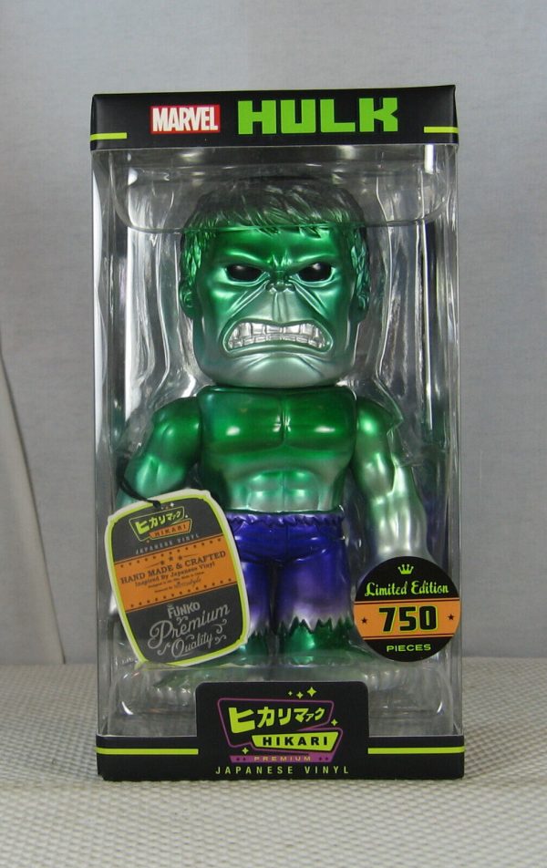 Funko Hulk Metallic Premium Hikari Sofubi Figure EE Exclusive NEW SEALED - Image 7