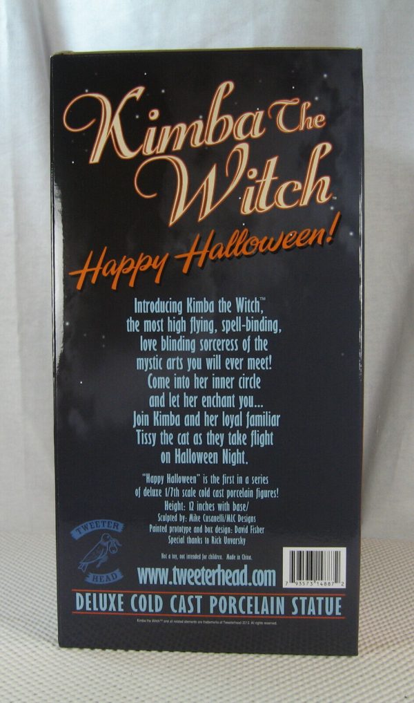 Tweeterhead Kimba The Witch Maquette Statue Happy Halloween Cusanelli NEW SEALED - Image 6