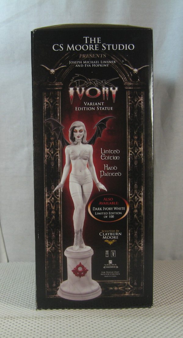 Dark Ivory Variant Statue 211/500 Clayburn Moore Joseph Linsner NEW SEALED - Image 6