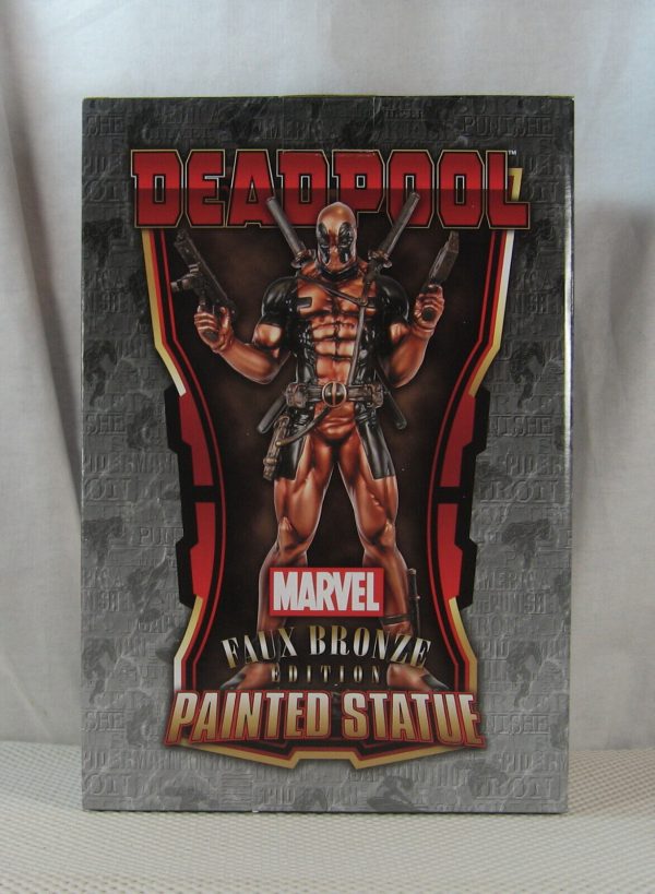 Deadpool Faux Bronze Statue 17/329 Bowen Designs Website Exclusive NEW SEALED - Image 4