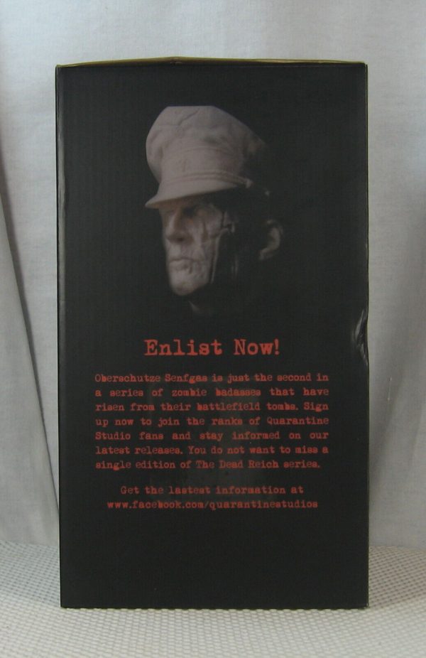 The Dead Reich Zombie Private Mustard Gas Bust Quarantine Studio Paquet SEALED - Image 6