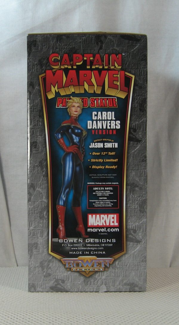 Carol Danvers Captain Marvel Statue 035/478 Bowen Designs NEW SEALED - Image 5