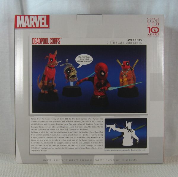 Deadpool Corps Mini Bust Box Set 265/630 Gentle Giant X-Men NEW SEALED - Image 4