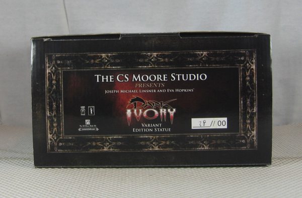 Dark Ivory White Variant Statue 38/100 Clayburn Moore Joseph Linsner NEW SEALED - Image 8