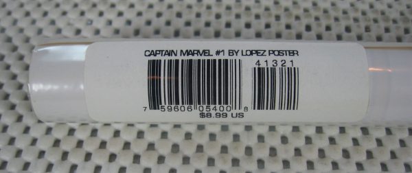 Captain Marvel #1 Poster by Lopez Marvel Comics NEW SEALED - Image 4