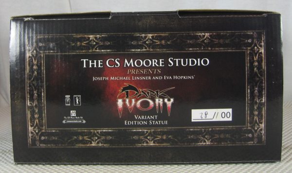 Dark Ivory White Variant Statue 38/100 Clayburn Moore Joseph Linsner NEW SEALED - Image 10