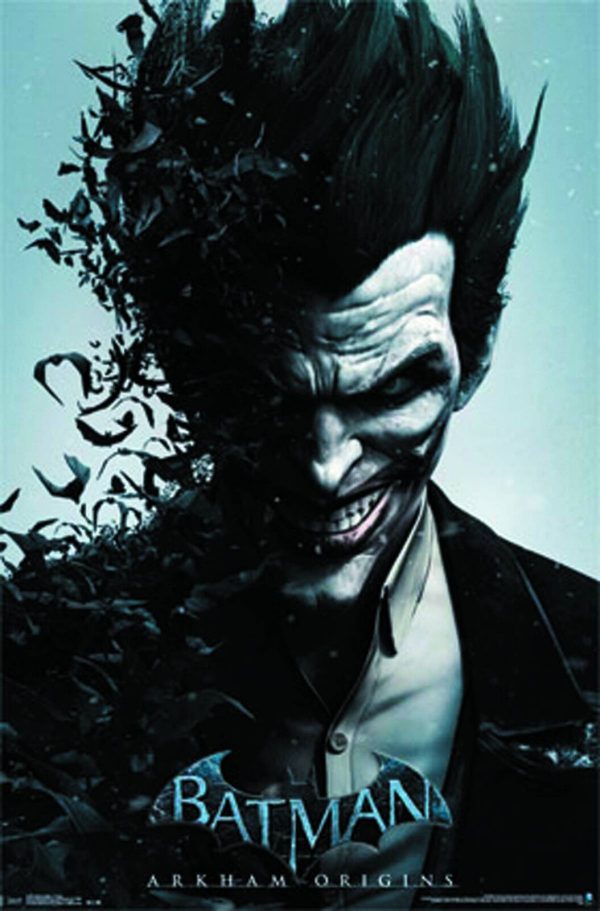 Arkham Origins Joker Portrait Poster NEW SEALED