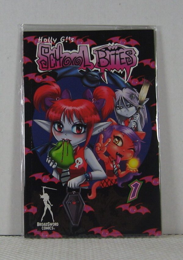 Holly G's School Bites #1 Deluxe Signed Edition 386/500 Broadsword Comics NEW