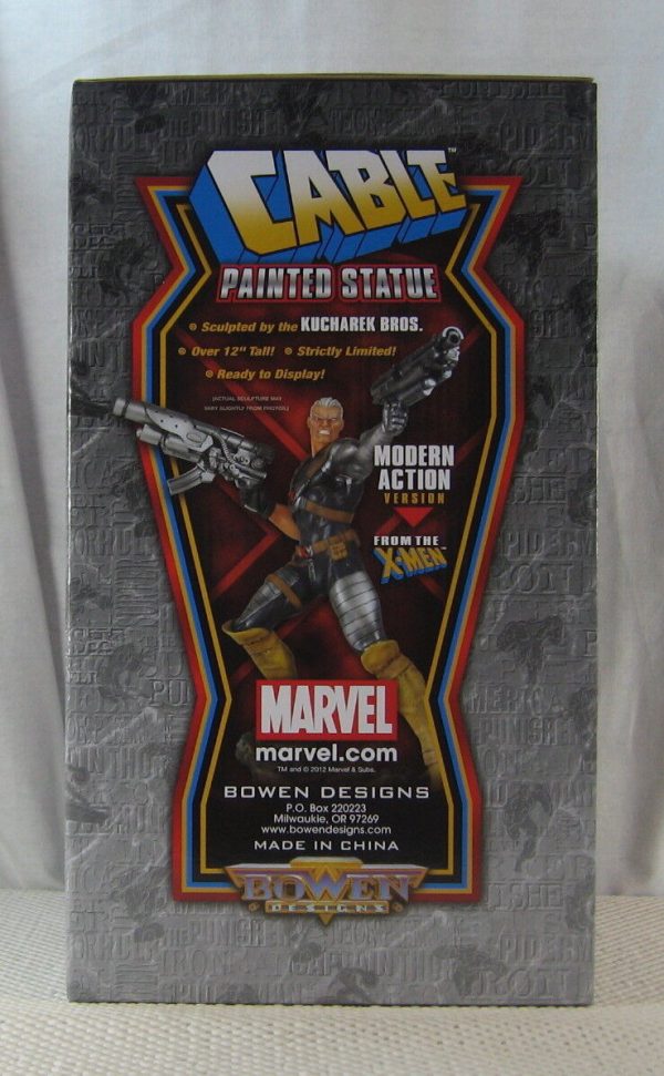Cable Modern Action Statue 192/245 Bowen Designs Website Exclusive NEW SEALED - Image 4