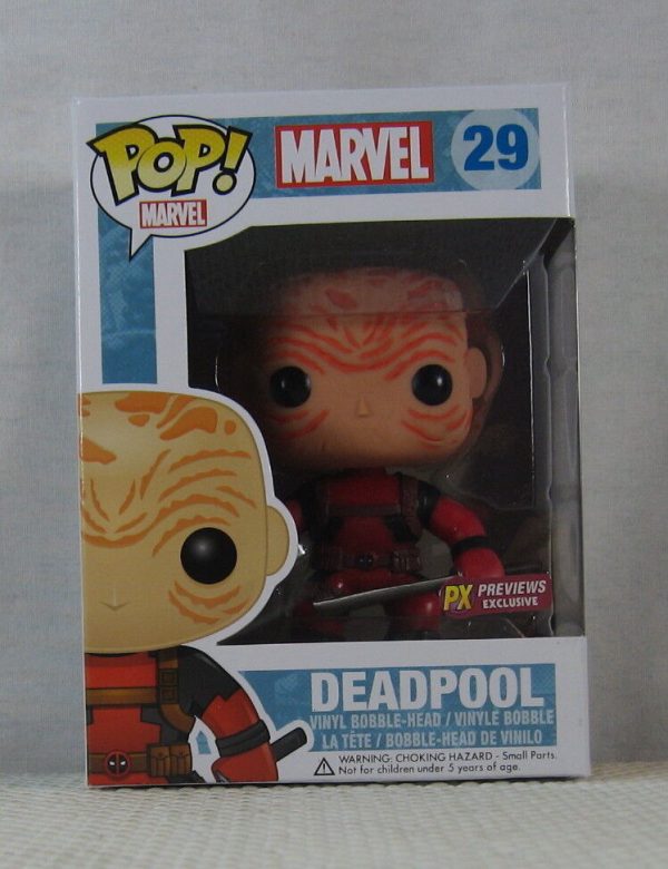 Pop Marvel Deadpool PX Red Maskless Figure Funko BRAND NEW - Image 2