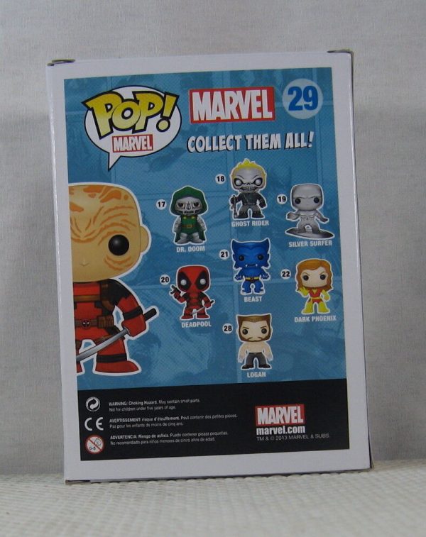 Pop Marvel Deadpool PX Red Maskless Figure Funko BRAND NEW - Image 4