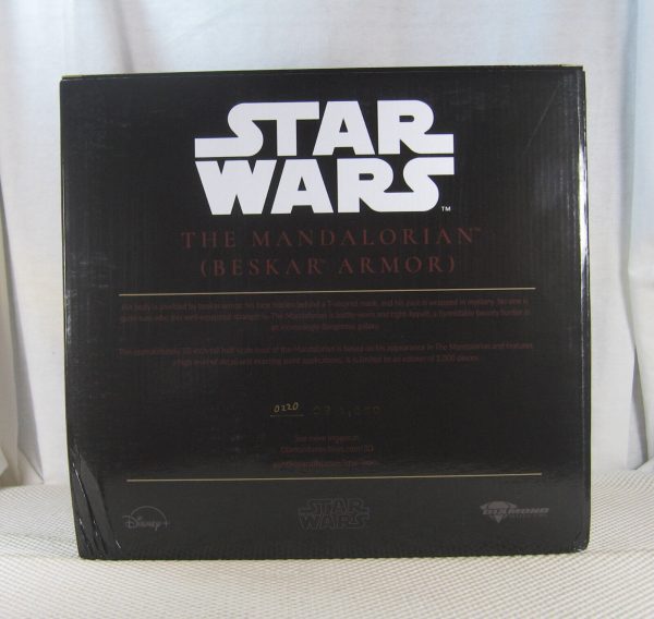 Star Wars The Mandalorian Beskar Armor 1/2 Bust 237/1000 Gentle Giant NEW SEALED - Image 4