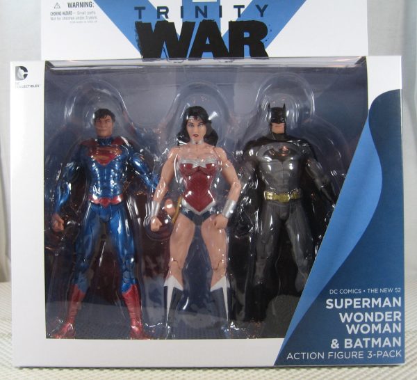 Trinity War Action Figure 3-Pack Set Superman Wonder Woman Batman NEW SEALED