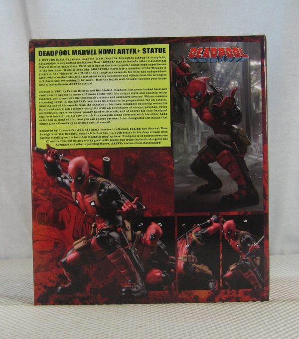 Kotobukiya Deadpool ArtFX+ Statue Avengers Now Marvel NEW SEALED - Image 6