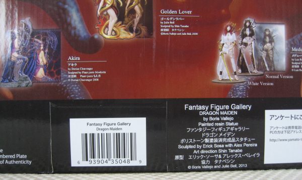 Dragon Maiden Statue 257/500 Fantasy Figure Gallery Boris Vallejo Yamato NEW - Image 6