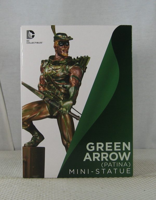 Green Arrow Patina Mini Statue Oliver Queen Matt Wagner DC Comics NEW SEALED - Image 3