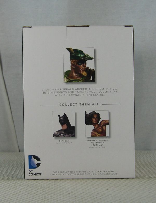 Green Arrow Patina Mini Statue Oliver Queen Matt Wagner DC Comics NEW SEALED - Image 5