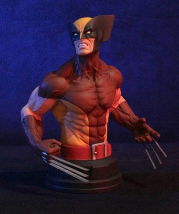 Gentle Giant Wolverine Mini Bust 553/730 Brown Costume Marvel X-Men NEW SEALED