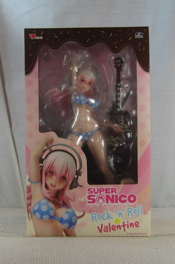 Wing Super Sonico 1/6 Figure "Rock 'n' Roll Valentine" Sentinel NEW SEALED - Image 4